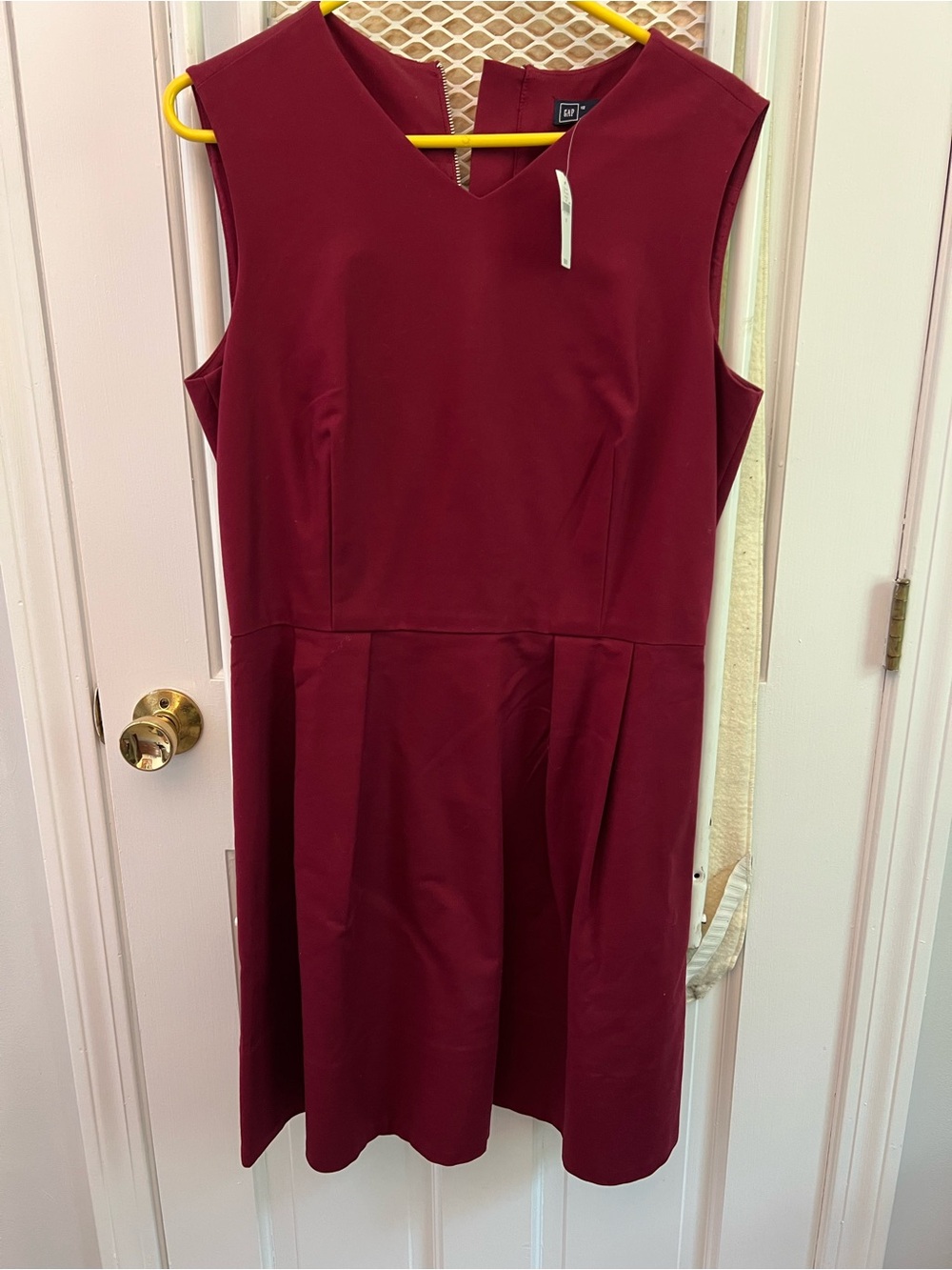 GAP Sleeveless Burgundy Mini Dress